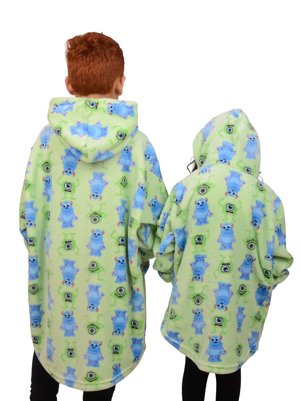 Green Monster Inc. Kids Blanket Hoodie