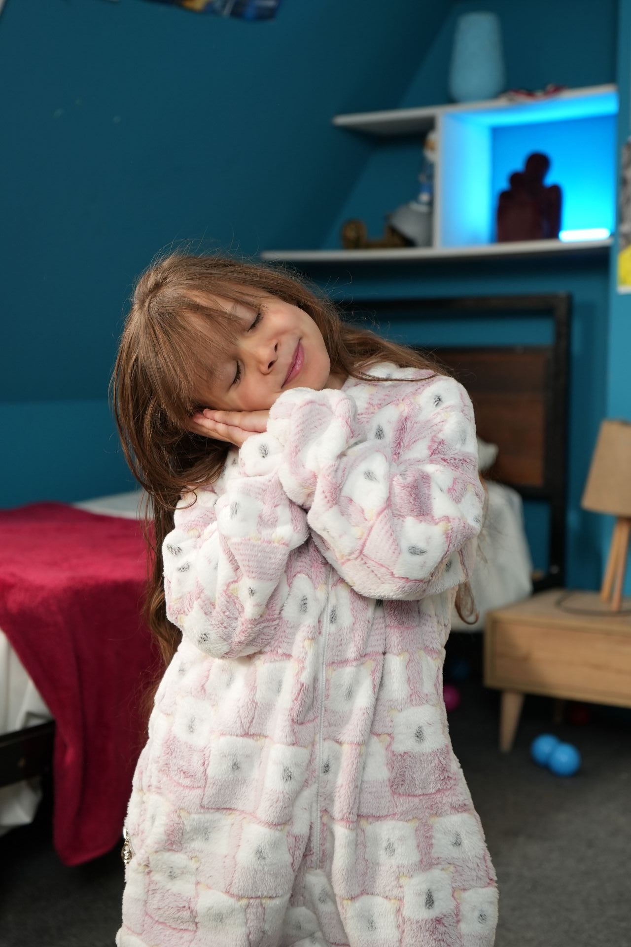 Rose Polarbear Kids Onesie