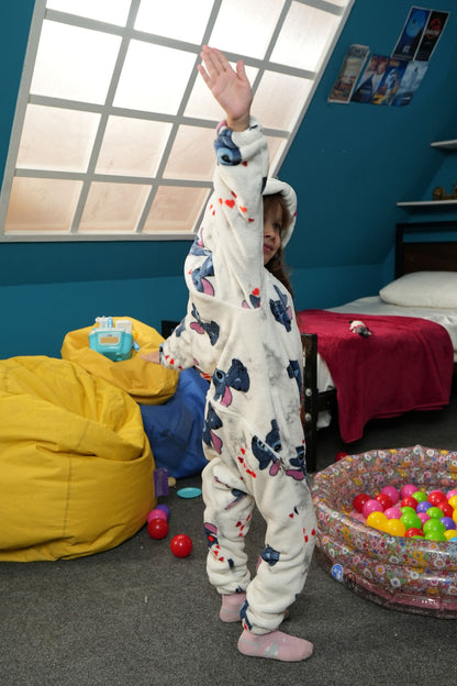 White Stitch Kids Onesie